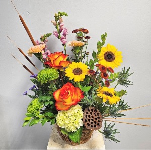 Fall Basket Arrangement 