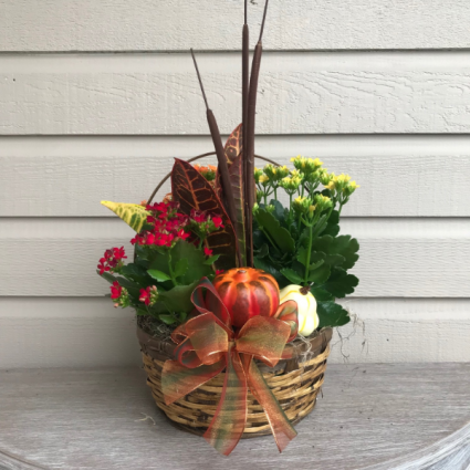 Fall Basket Planter
