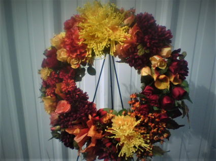 Fall Beauty silk wreath