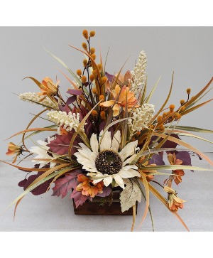 Fall Bliss Silk Permanent Arrangement