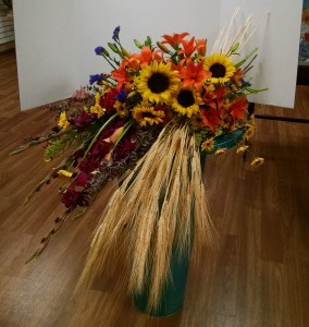 Fall Bounty Casket Spray Casket Spray