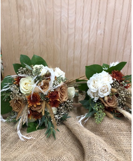 FALL BRIDESMAID BOUQUETS  WOODBURY'S ORIGINAL