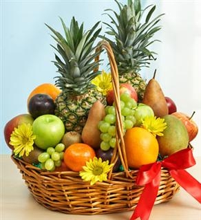 Fruit and flowers Basket Fruit Basket