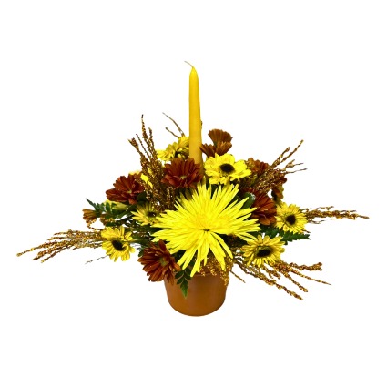GOLDEN GATHERING CENTERPIECE