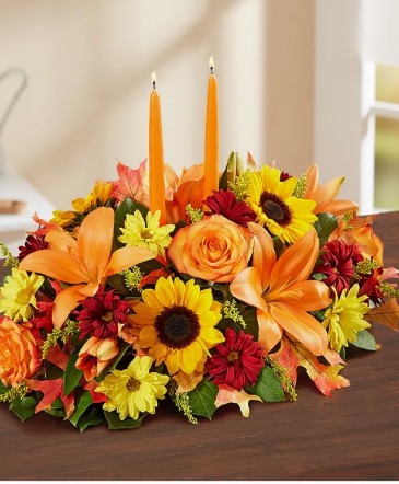 Fall CenterPiece  in Highlands, TX | Alma's Flowers