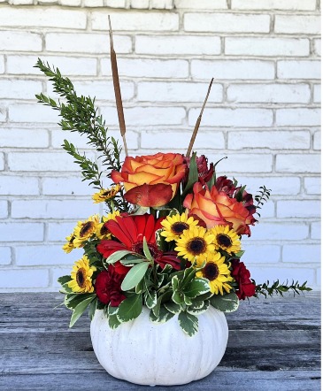 Fall centerpiece  in Crowley, TX | C & C FLORIST