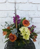 Fall Centerpiece  Vase Arrangement