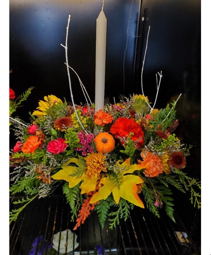 Fall centerpiece holiday centerpiece