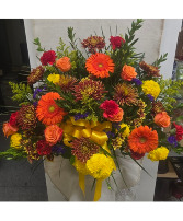 Fall Colors Sympathy Basket