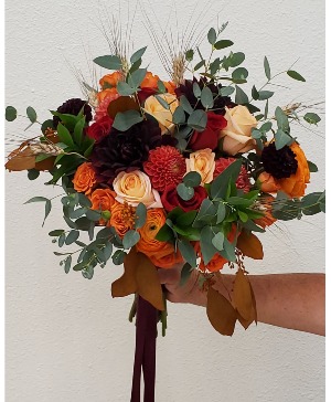 Fall Colors  wedding bouquet