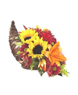 Fall Cornucopia Arrangement 