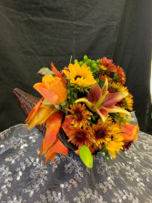 Fall Cornucopia Centerpiece