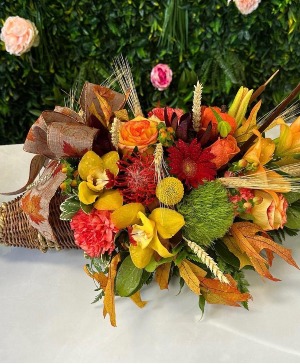 FALL CORNUCOPIA FLORAL FALL & THANKSGIVING