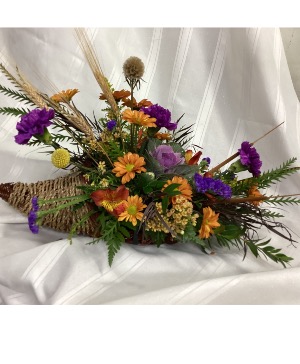 Fall Cornucopia Fresh Arrangement Fresh Flowers