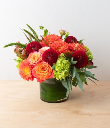 Fall Dahlia Delight Autumn Arrangement
