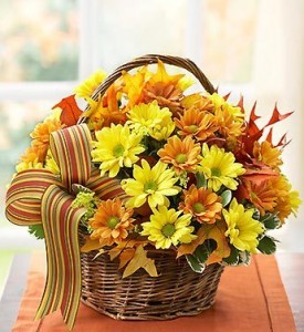 Fall Daisy Basket 