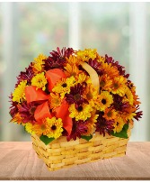 Fall Daisy Basket  