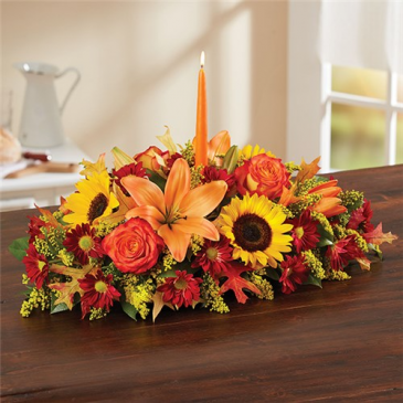 Fall Delight Centerpiece in Westminster, CO | WESTMINSTER FLOWERS & GIFTS