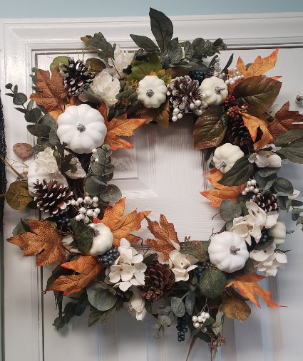 FALL DESIGNER WREATH ARTIFICIAL