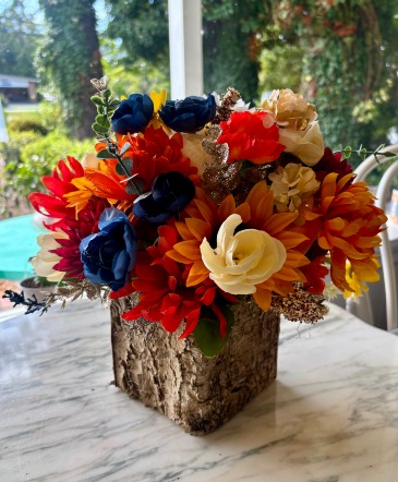 Fall Dreams Silk Birch Box in Yorktown, VA | YORKTOWN FLOWER SHOPPE