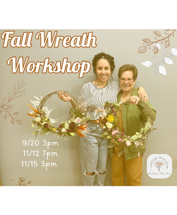 Fall Dried Floral Wreath Class  in Klamath Falls, OR | Yarrow in Bloom  Fall Dried Floral Wreath Class  in Klamath Falls, OR | Yarrow in Bloom