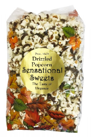 Fall Drizzled Popcorn - 3 oz. Gourmet Food