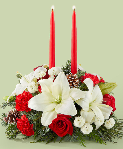 Holiday Elegance Floral Centerpiece