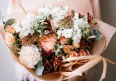 Fall Fantasy Wrapped Bouquet