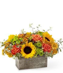 Fall Farmhouse box fresh Arrangement in Crossville, TN | Poppies Florist