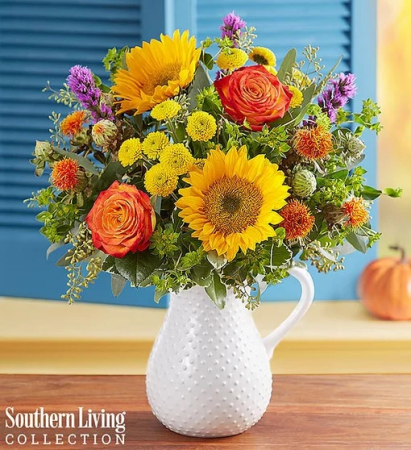 Fall Farmhouse Pitcher by Southern Living® Arrangement