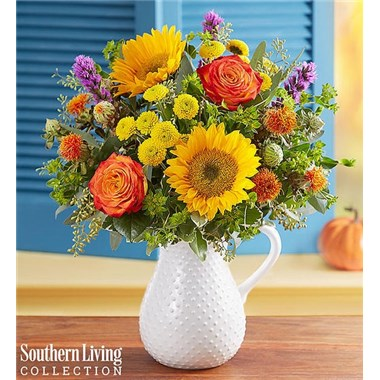Fall farmhouse pitchure Fall Arrangement