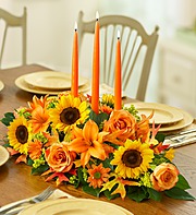 FALL FIELDS OF EUROPE CENTERPIECE