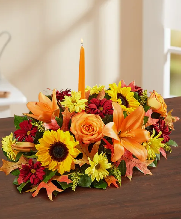 Fall Fields of Europe Centerpiece Cneterpiece in Elyria, OH | PUFFER'S FLORAL SHOPPE, INC.