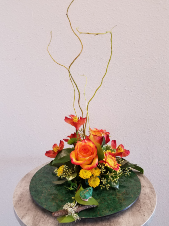 Fall Flare Dish Arrangement