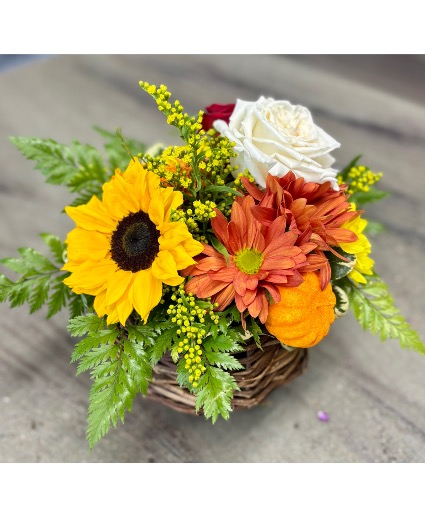 Fall floral Basket