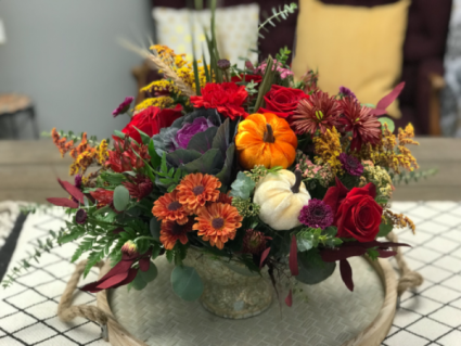Fall floral bowl Table