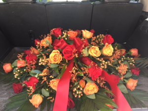 Fall Floral Tribute Funeral