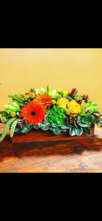 Fall Flower Box Fall flowers