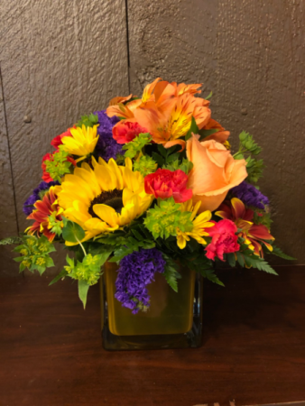 Fall Fun Cube arrangement