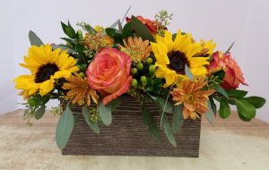 Fall Gathering Box Fresh Arrangement in Bolivar, MO | The Flower Patch...& More Fall Gathering Box Fresh Arrangement in Bolivar, MO | The Flower Patch...& More