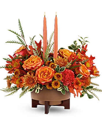 Fall Harvest Centerpiece Wooden Box