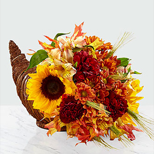 The FTD Fall Harvest Cornicopia Any Occasion