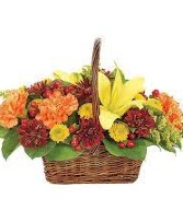 Fall Harvest Woven Basket  Fall/Thanksgiving 