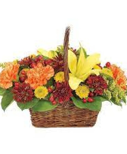 Fall Harvest Woven Basket  Fall/Thanksgiving 