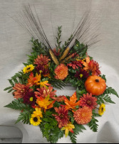 Fall Harvest Wreath Thanksgiving