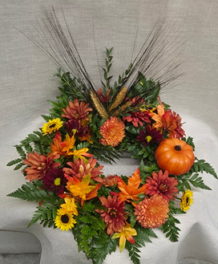 Fall Harvest Wreath Thanksgiving