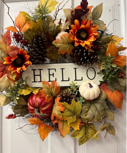 Fall Hello Wreath Wreath