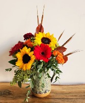 Fall In Bloom-Only 1 left Fresh Floral Arrangement