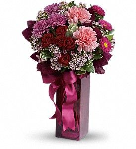 Fall in Love Bouquet Vase Arrangement