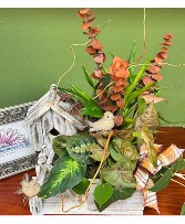 Fall In The Garden Planter Planter 